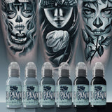 AD PANCHO - PASTEL GREY - SET [1oz] - Reyes Tattoo Supply TINTAS world famous