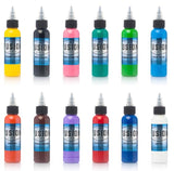 SAMPLE PACK SET 12 COLORES (1oz) - Reyes Tattoo Supply TINTAS FUSION