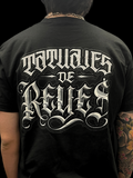 PLAYERA DE TATUAJES DE REYES - SCRIPT - Reyes Tattoo Supply PLAYERAS SHOP