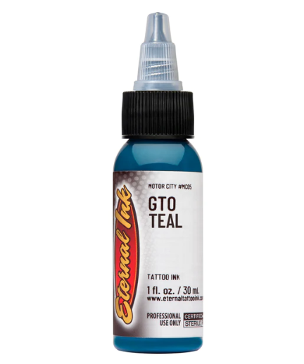 GTO TEAL - MOTOR CITY - Reyes Tattoo Supply TINTAS ETERNAL