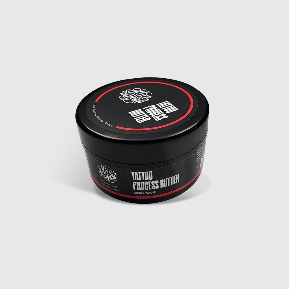 TATTOO BUTTER - BLACK MANDALA - Reyes Tattoo Supply AFTERCARE BLACK MANDALA